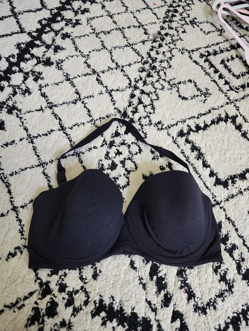 Victoria's Secret Black Body By Victoria Strapless Bra 34D